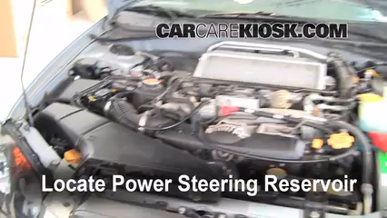 2005 Subaru Impreza WRX 2.0L 4 Cyl. Turbo Sedan Power Steering Fluid Check Fluid Level